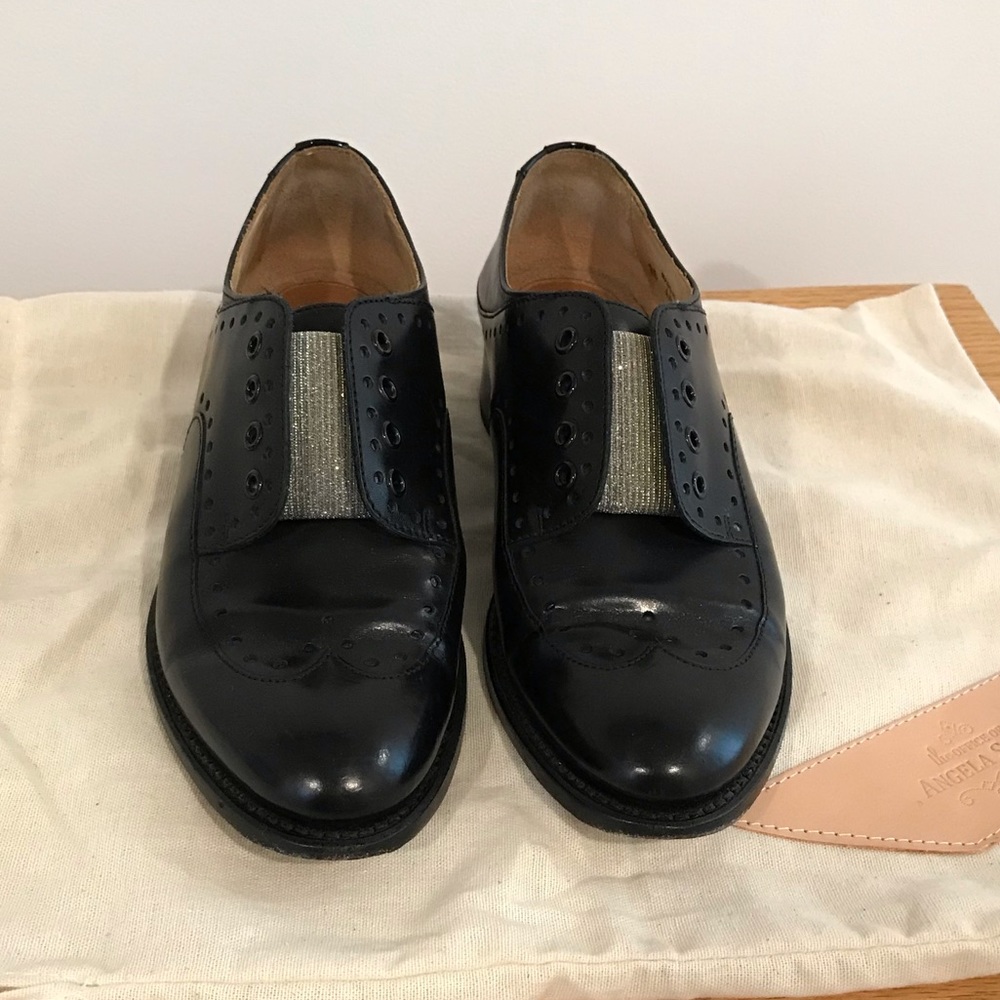 The office of Angela Scott oxfords